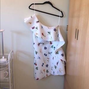 ASOS Floral One Shoulder Dress